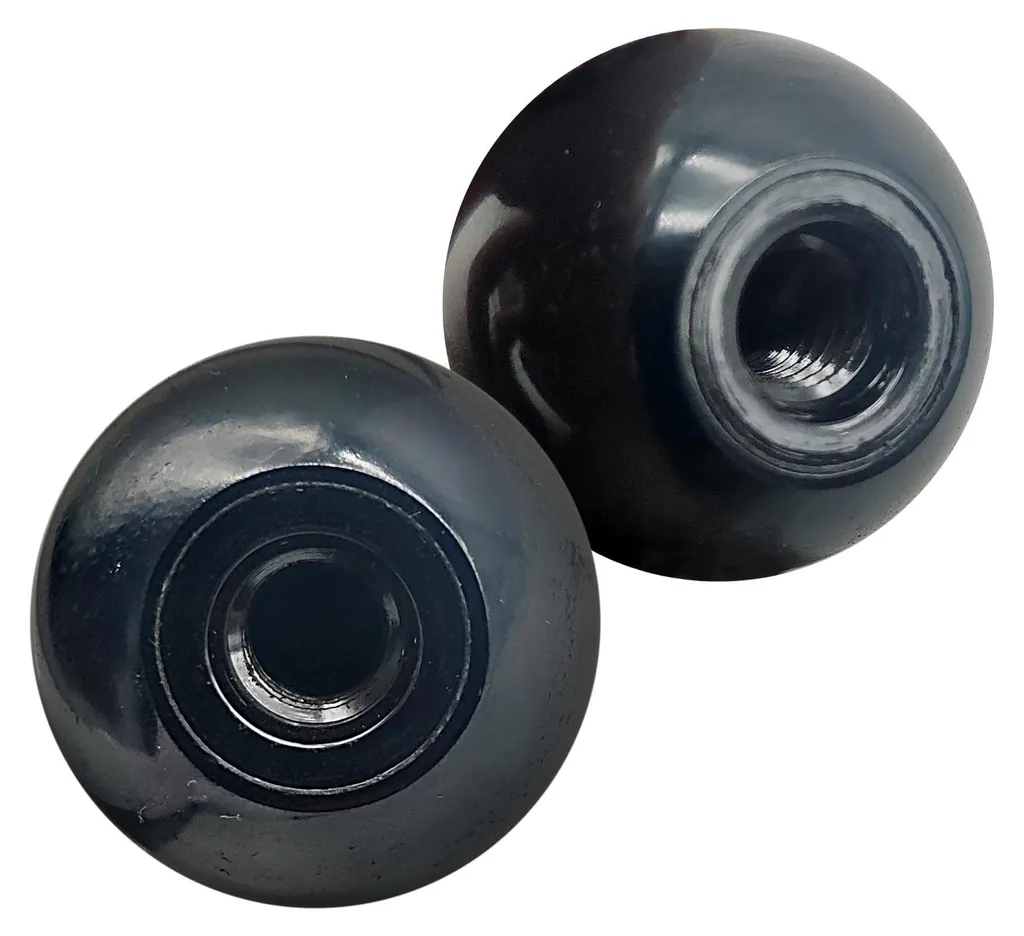 Pommeau de levier de vitesses M10 noir en plastique | Lot de 5 pièces