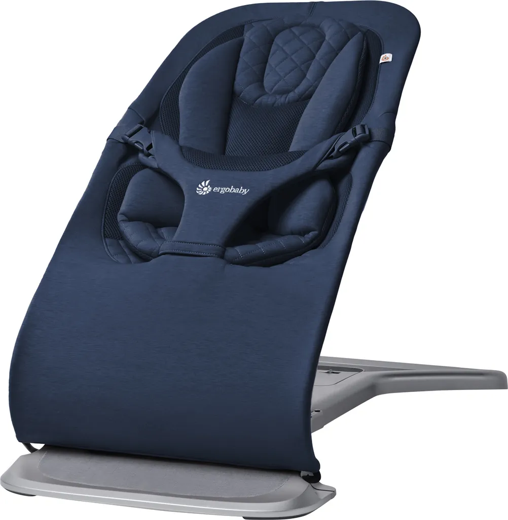 Ergobaby Evolve Bouncer Transat Nouveau-Né Midnight Blue Ergonomique