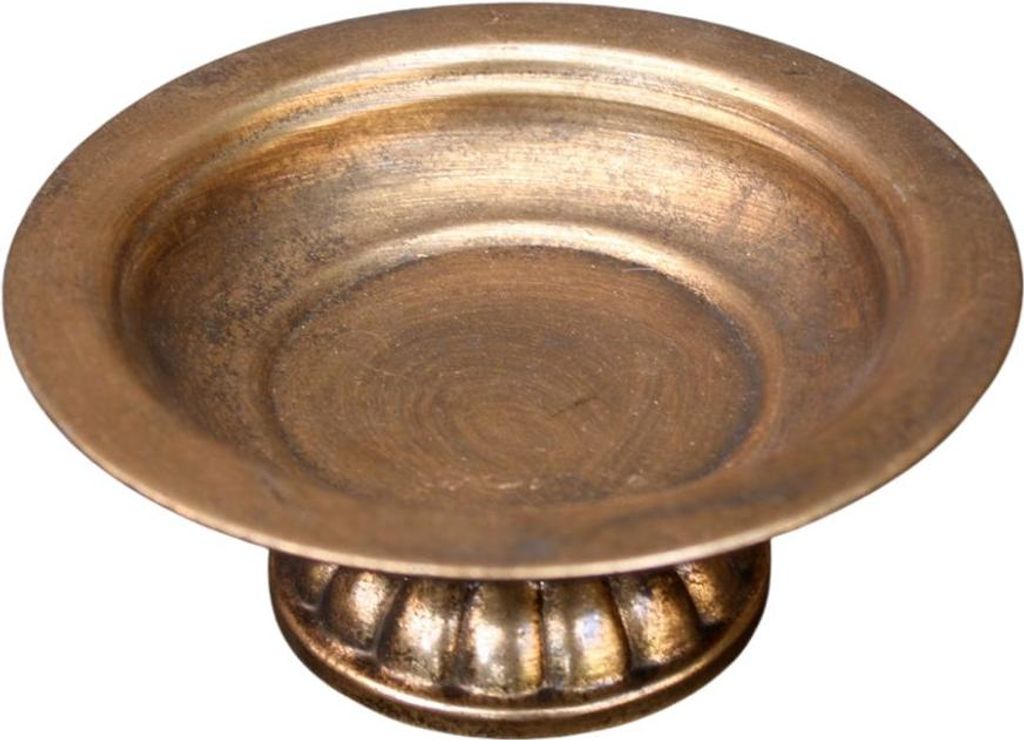 Nostalgie Anbiet Schale gold Produktbild 