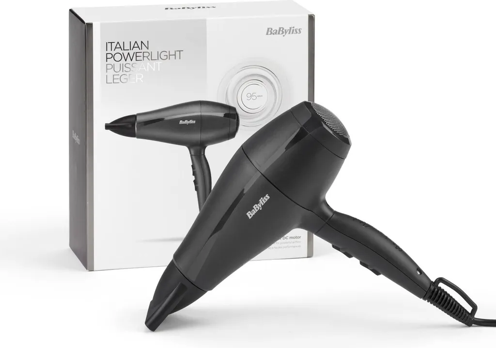 Sèche-cheveux BaByliss 5910E Anti-Frisottis Super Light Pro Noir