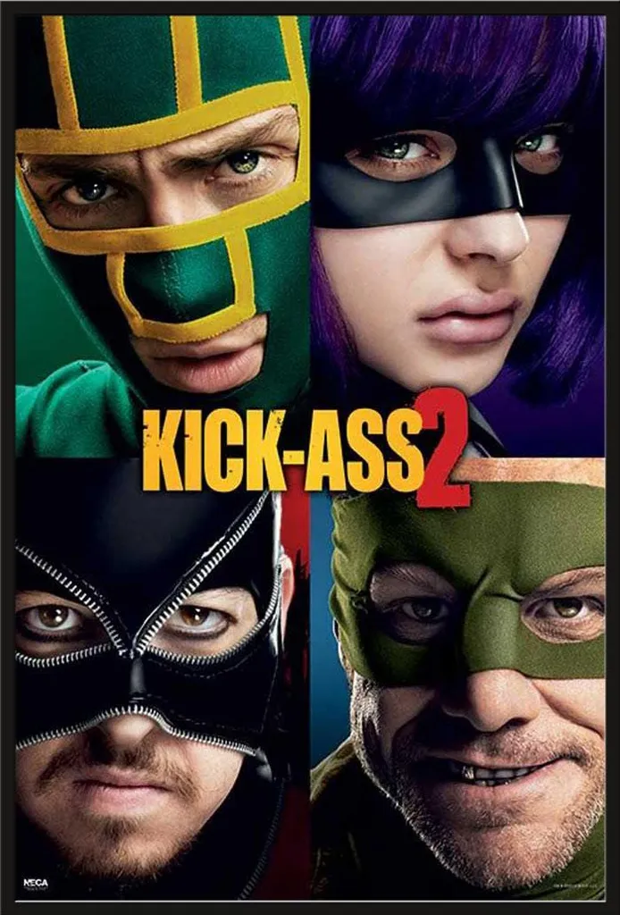 Poster Kick Ass 2 encadré vitre acrylique incassable cadre Shinsuke