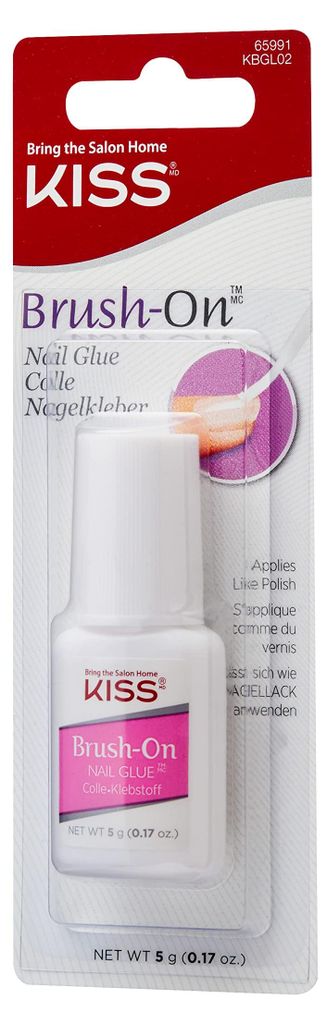 KISS Nagelkleber mit Pinsel, 5 g Produktbild 