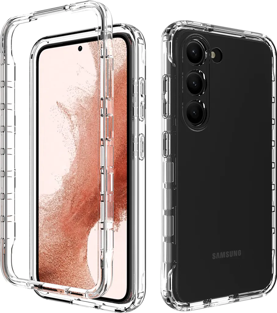 Galaxy S23+ Case, trasparente posteriore TPU Bumper antiurto Custodia protettiva per Samsung Galaxy S23+ Clear