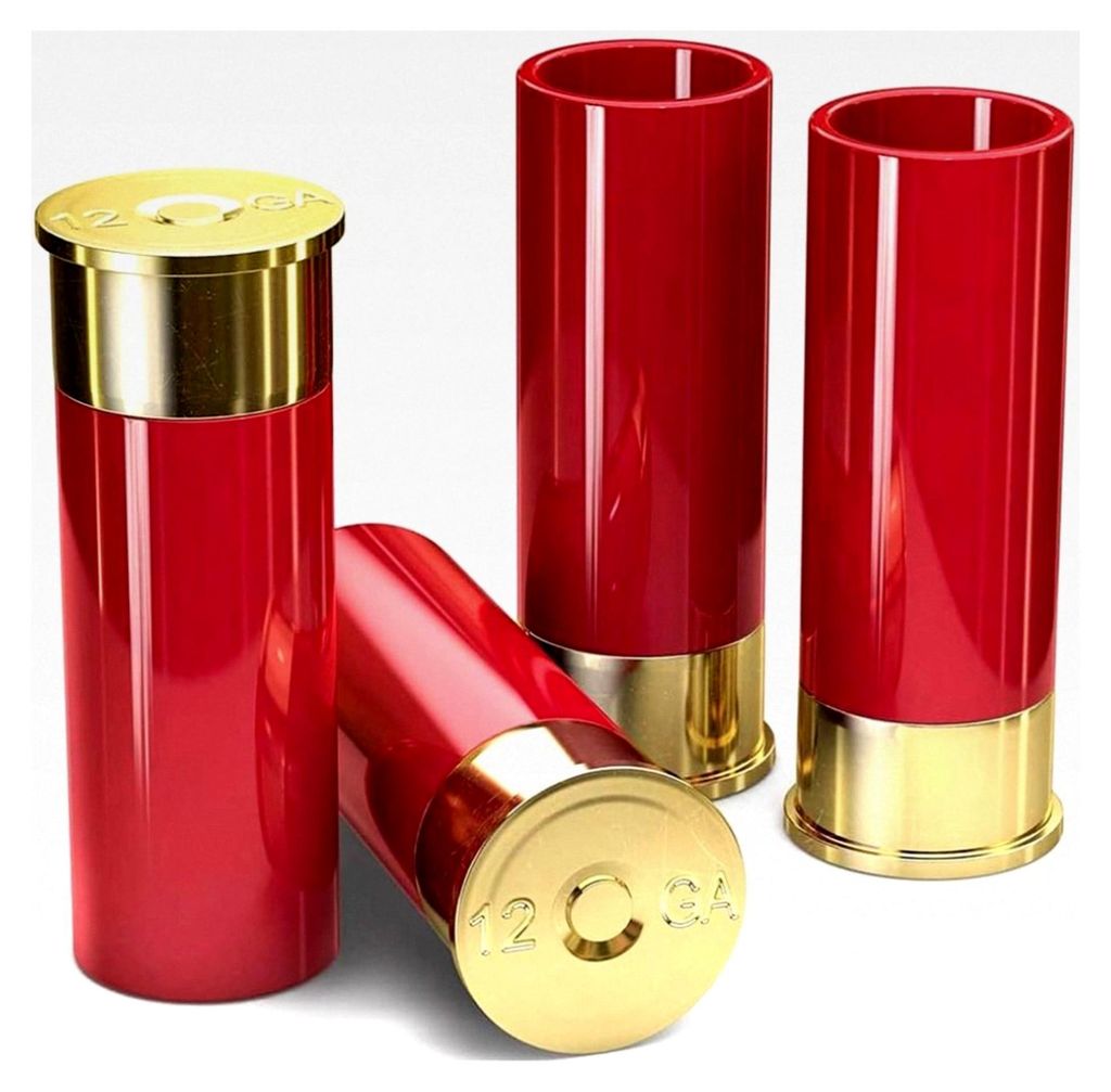 4 Stück 12-Gauge-Schnapsgläser, Schnapsglas, Einfach zu Verwenden, 9,2 x 3,2 x 3,6 cm