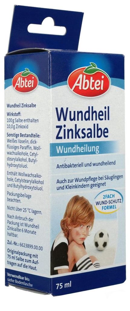 Abtei Pommade cicatrisante au zinc 75ml Image du produit 