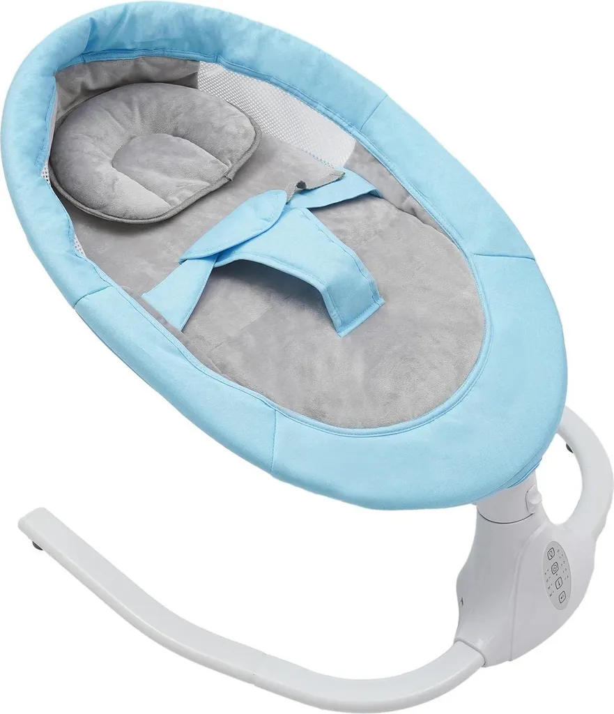 Balançoire Bébé Bluetooth S-Y608 Musicale avec 4 Vitesses de Balancement - 6