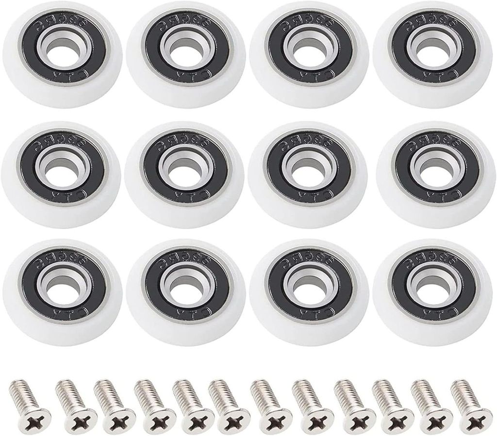 Douchedeur Rollers - Loopwielen Deur - Douchecabine Productafbeelding 