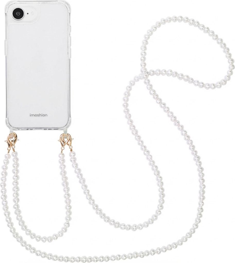 imoshion Backcover mit Handyketten iPhone 16e - Perlen