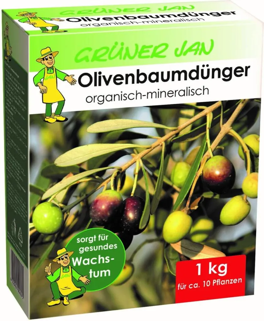 GJ Engrais pour Oliviers 1kg - Pack de 10 Paquets Croissance Saine 10kg
