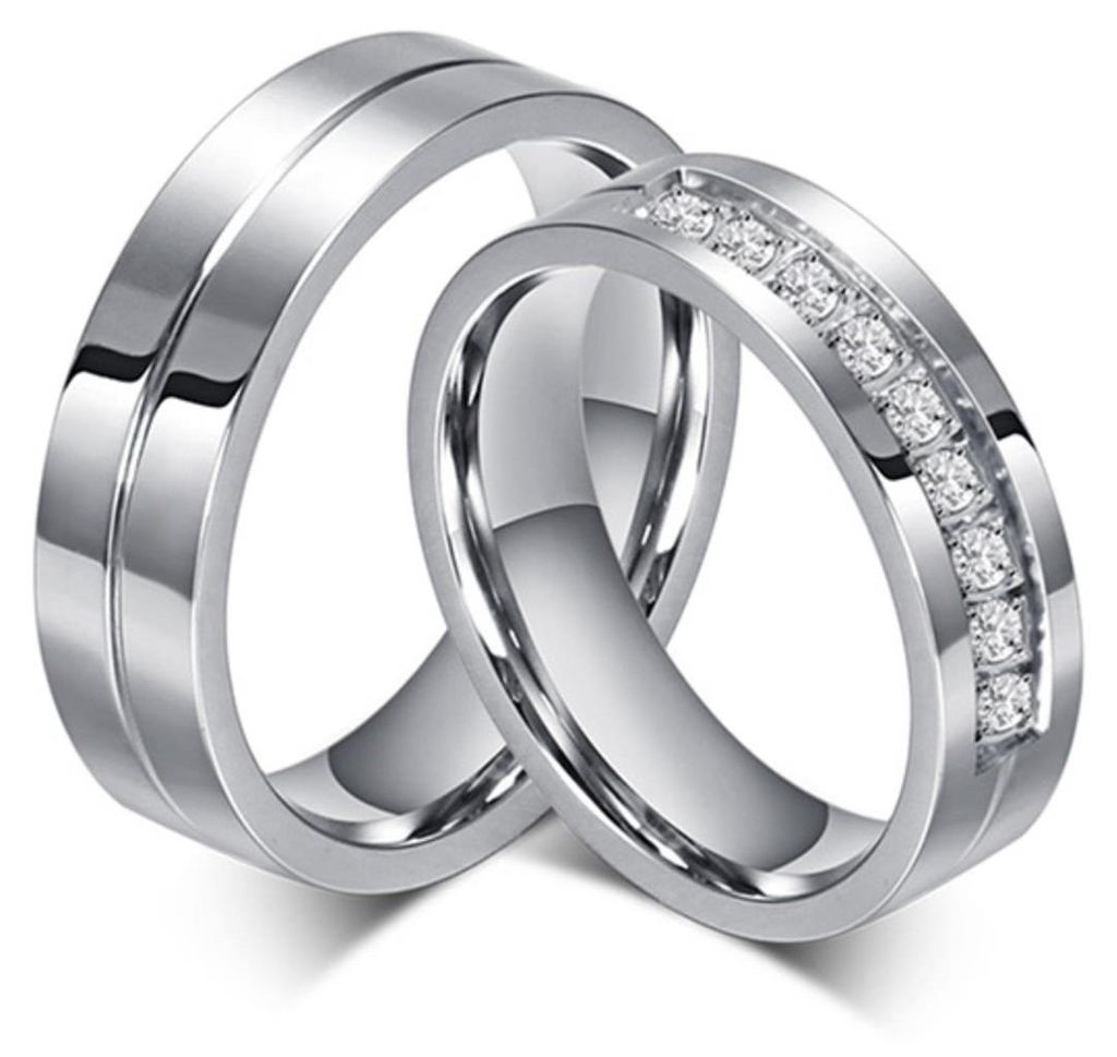 Eheringe  Edelstahl: Ring / Trauring / Partnerring 60 (19.1 Produktbild 