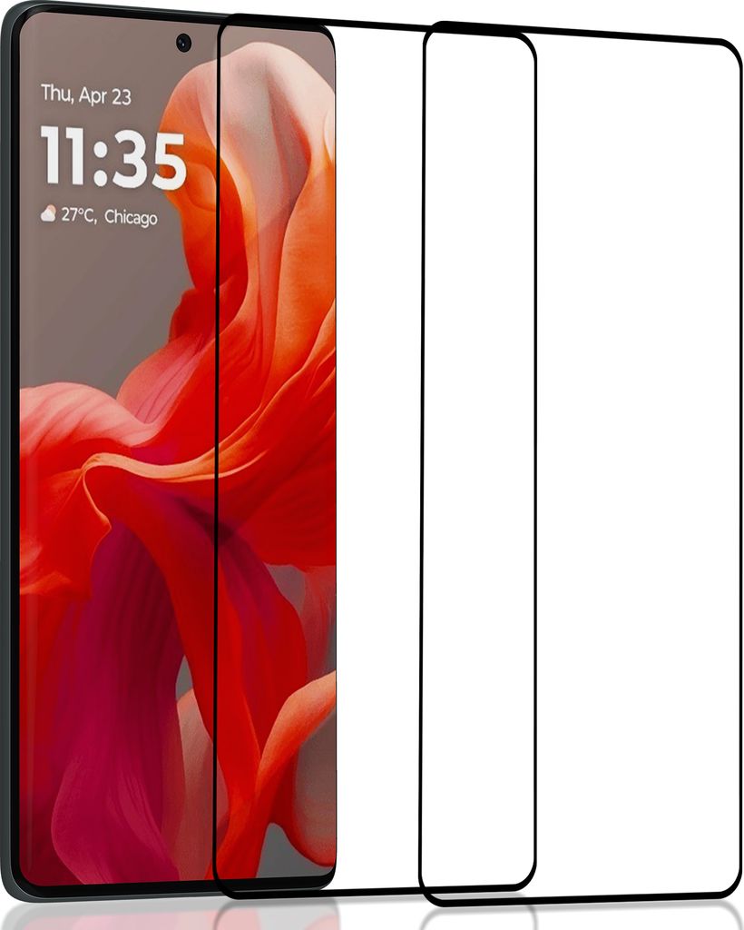 1-Pack Displayschutzfolie & 1-Pack Objektivschutz fur Motorola G85 aus 9H gehärtetem Glas