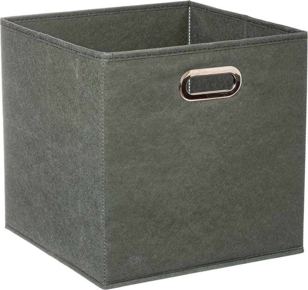 Úložný box, šedý, textilní, 31 x 31 cm Obrázek produktu 