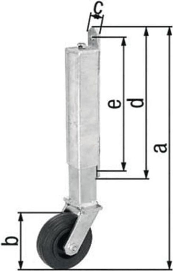 NW-GAH Rullo per porte (acciaio zincato / porte fino a 70 Immagine del prodotto 