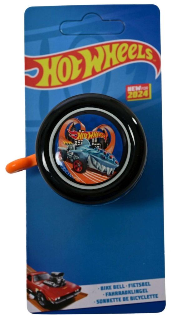 Zvonček na bicykel Hot Wheels – pre chlapcov – oranžová – Obrázok produktu 