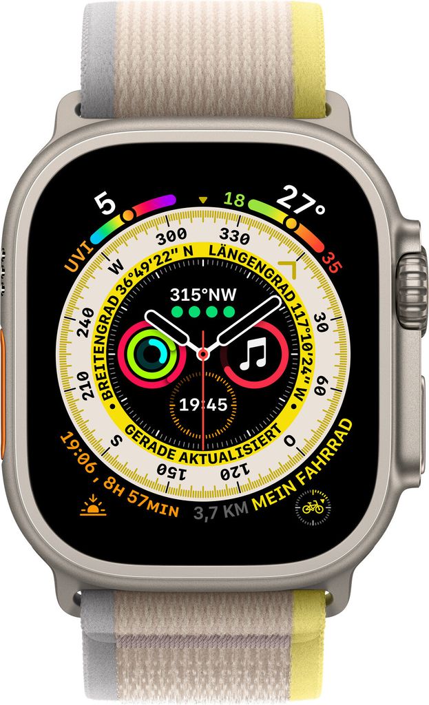 Apple MQEG3ZM/A, Band, Smartwatch, Beżowy, Żółty, Apple, Zdjęcie produktu 