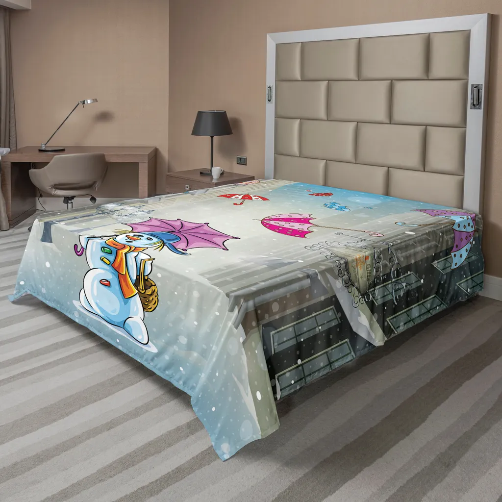 Lenzuolo Sopra Decorativo ABAKUHAUS Multicolore 266x260 cm Cartoon