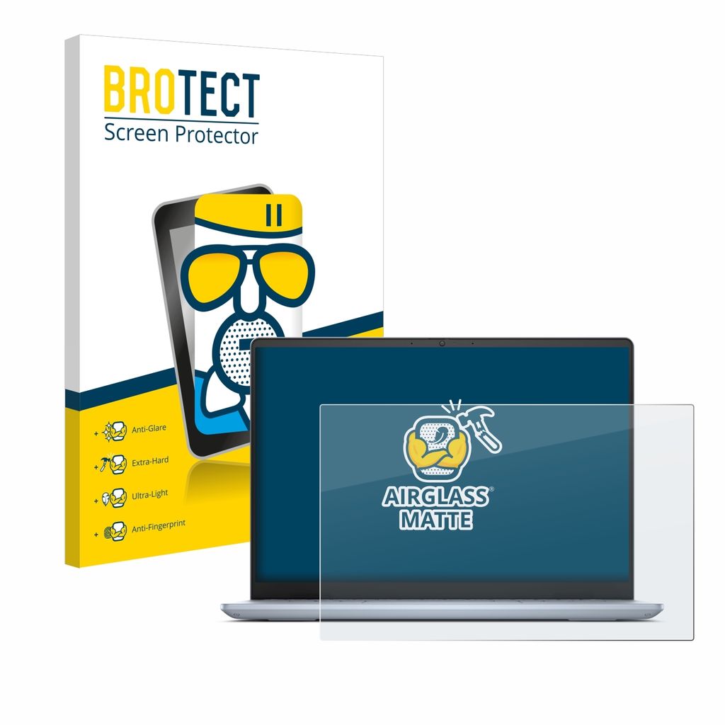 BROTECT Entspiegelungs Schutzglas für Dell Inspiron 14 Plus 7440 Laptop Schutzfolie Panzer Folie Glas Display Schutz matt