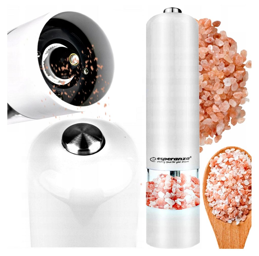 Esperanza EKP001W Weiße Pfeffermühle Produktbild 