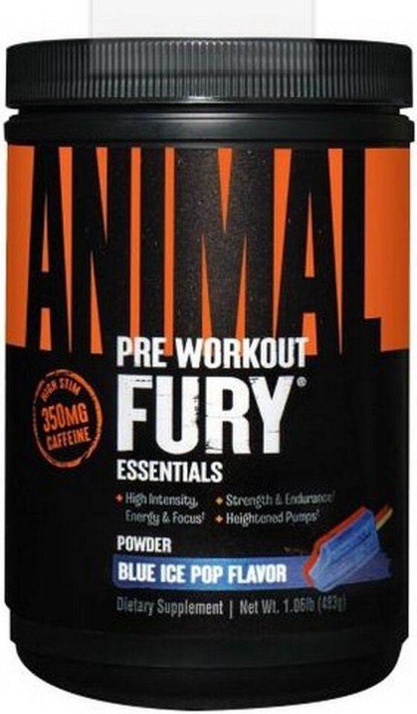 Universal Nutrition Animal Fury (30 serv) Ice Pop - Pre-Workout - Pre-Workout Booster