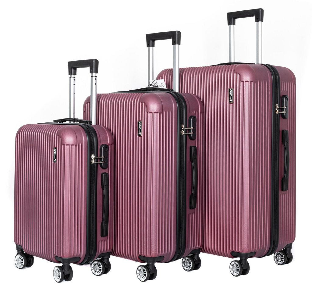 Aga Travel Ensemble de valises de voyage MR4652 Bordeaux Image du produit 