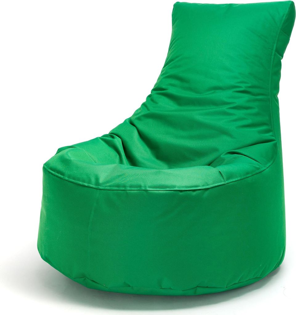 Ecopuf, Sitzkissen, Sessel Bean Bag, Sitzsack, für Innen und Außen, 85x80, Farbe Grün