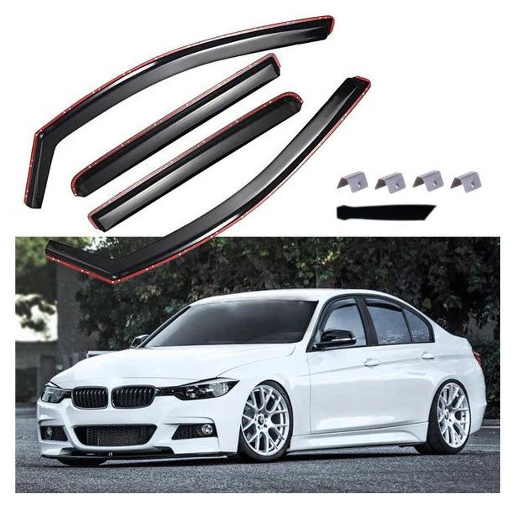 Satz mit 4 Windabweisern für BMW 3er‐Limousine (F30) 2012–2019