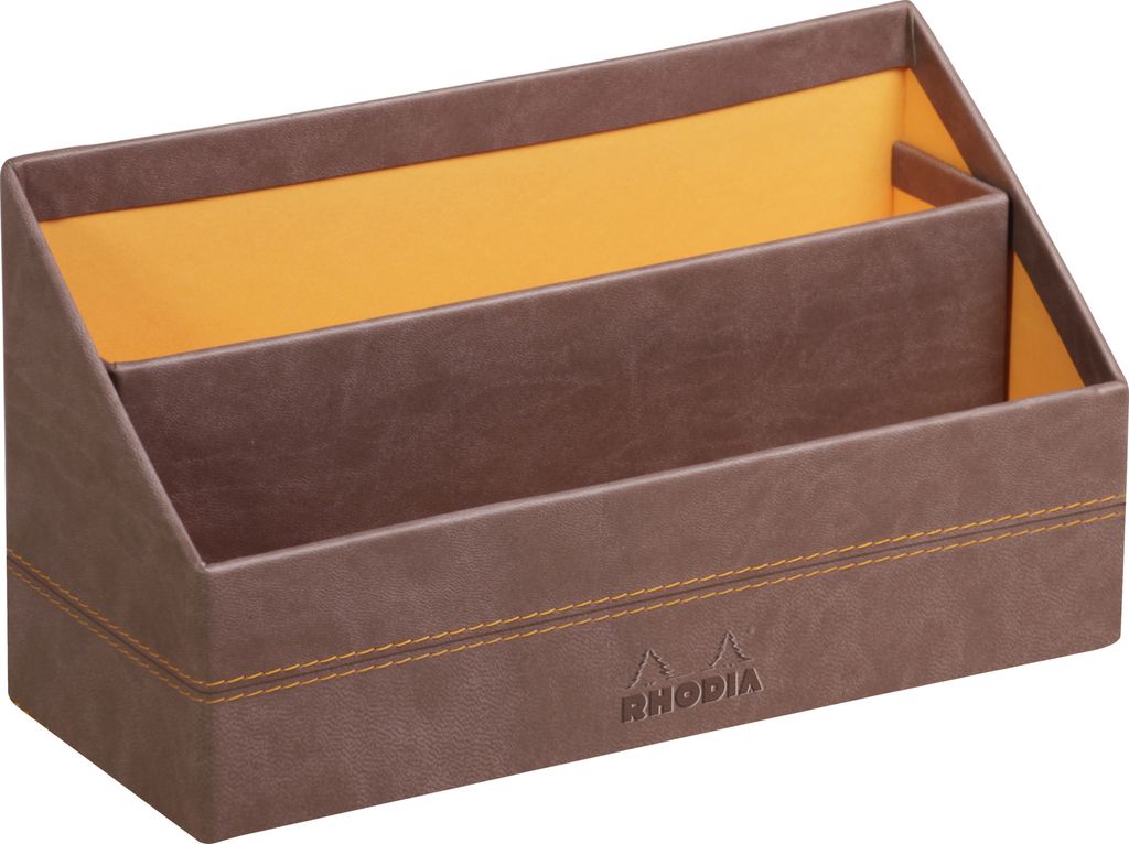 RHODIA Briefhalter RHODIARAMA 2 Fächer schokolade Produktbild 