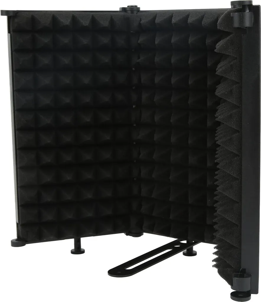 Protection microphone pliable anti-réflexion avec isolation multicouche