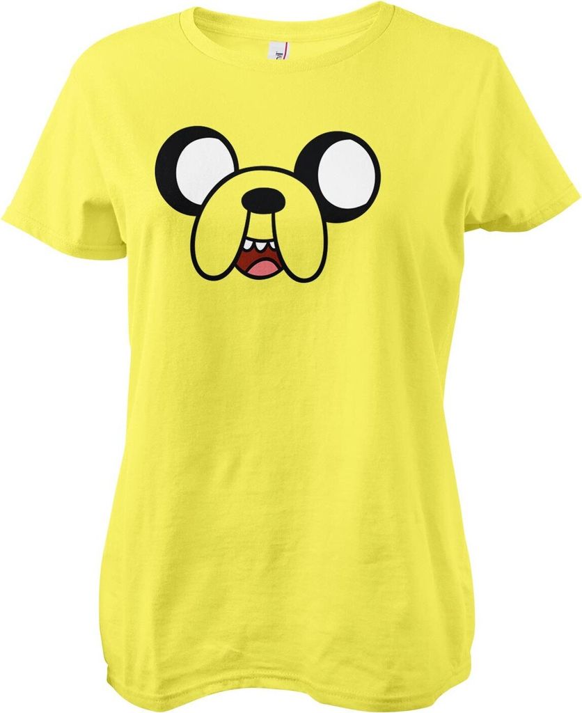 Jake The Dog Girly Tee - Large - Yellow