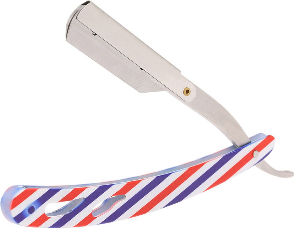 Barber Rasiermesser Edelstahl Salon Sicherheit Folding Rasierklingen Haarschneideklinge Bunte Rasierwerkzeug