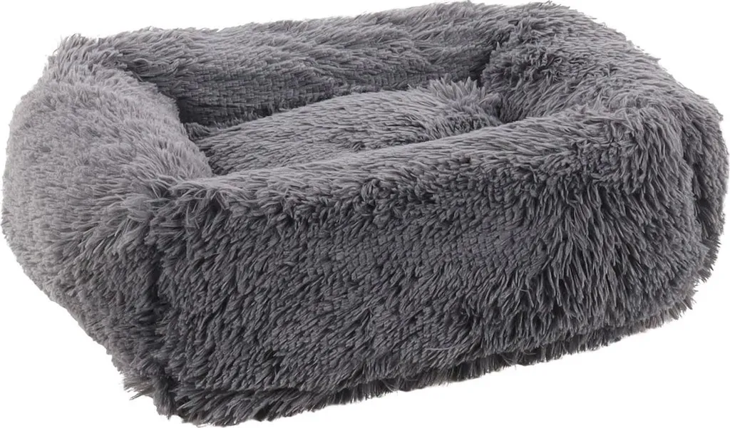 Panier pour chien lavable Flamingo Krems contre poils et odeurs gris