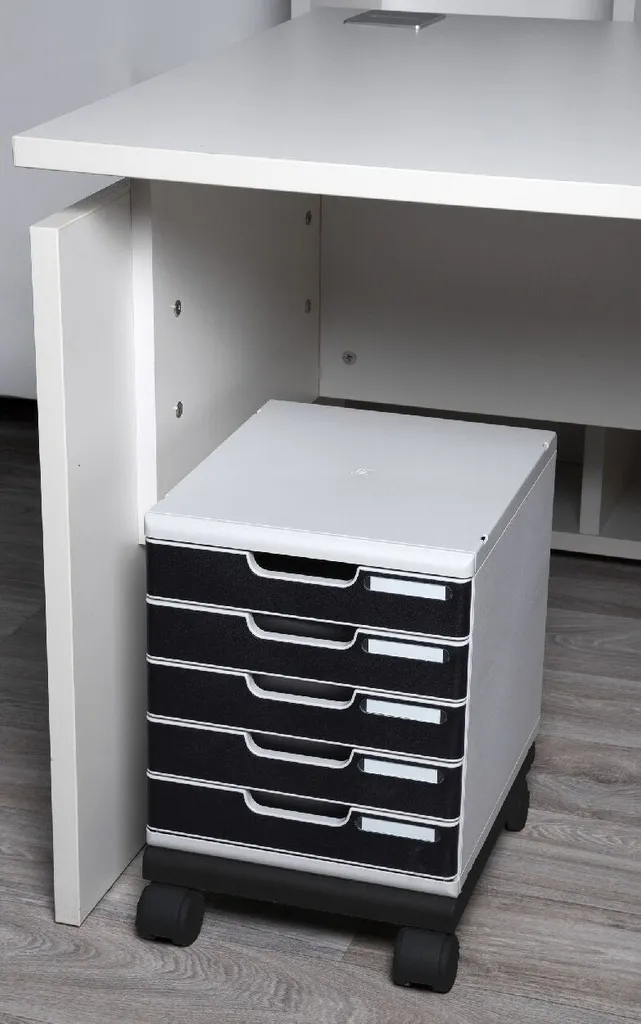 Roulettes pour caisson de bureau Modulo Exacompta : mobilité facile - 17