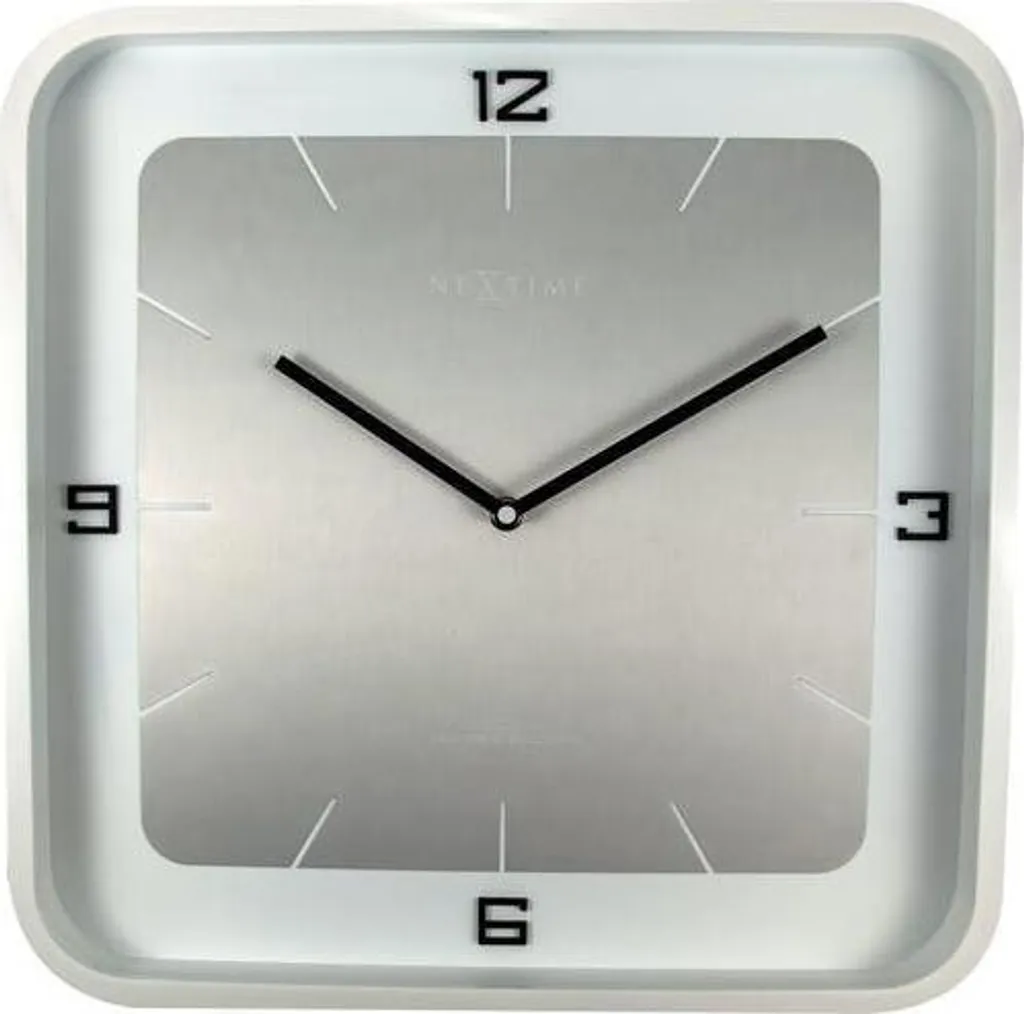 Horloge Pose Libre ou Murale Blanche NeXtime pour une Lecture Claire