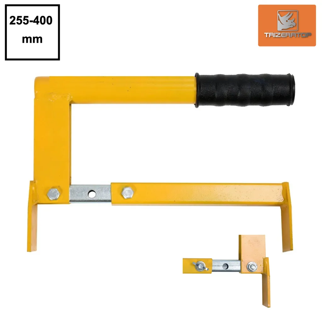 Pince à pavés ergonomique à une main - Serrage rapide ajustable 300mm