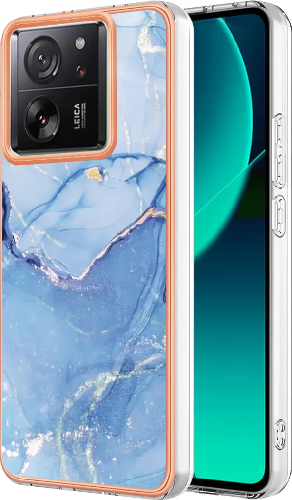 Custodia Xiaomi 13T / 13T Pro Silicone TPU Antiurto Azzurro Fantasia