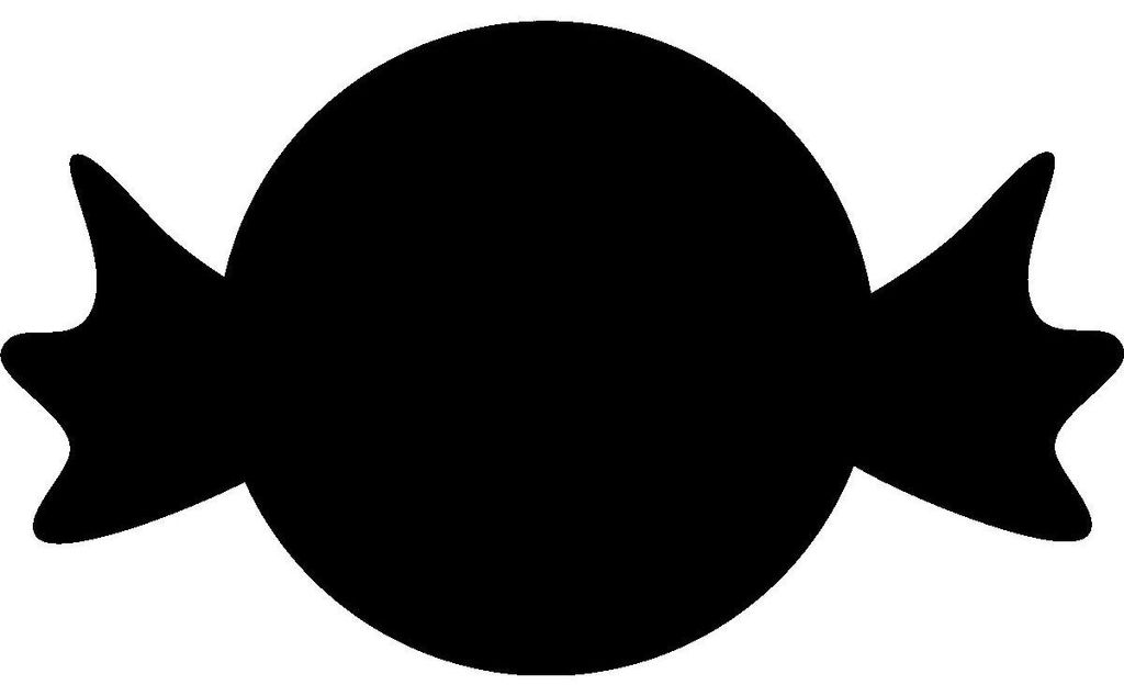 Kreidetafel-Aufkleber – abwischbare, selbstklebende Wandaufkleber – Süßigkeiten-Design – 95 x 165 cm