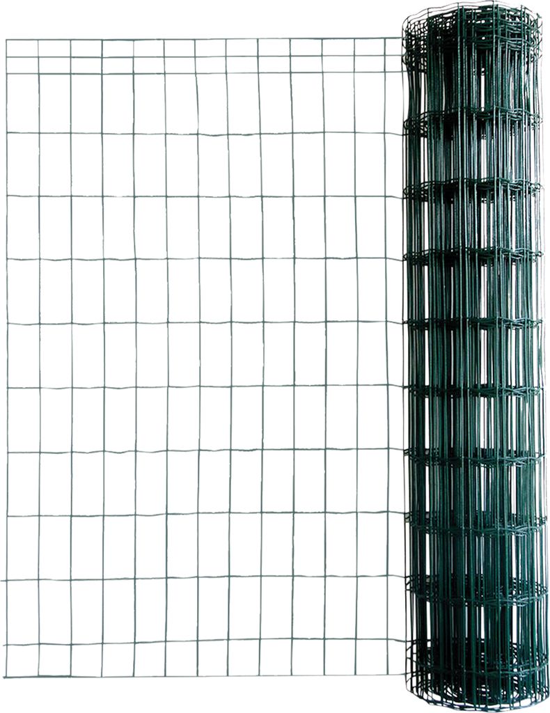 EURO-Gartenzaun, PVC-beschichtet, auf Rolle 1m x 25 m, in grün