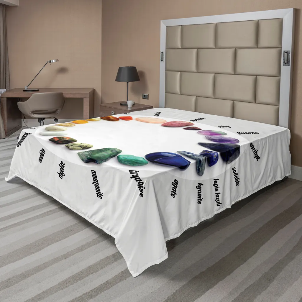 Drap en Tissu Soyeux avec Motif Pierre de Couleur Changeante 1pc