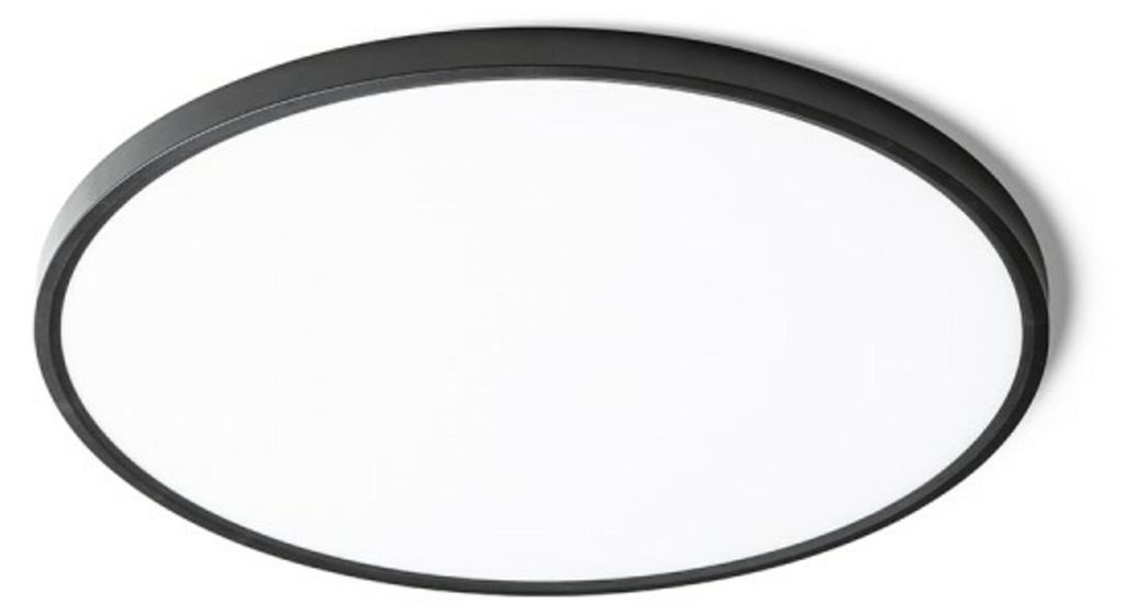 RED - DESIGN RENDL RENDL LANA 60 Aufputzleuchte, schwarzer Kunststoff, 230 V, LED, 50 W, 3000 K/4000 K/6000 K, R14308