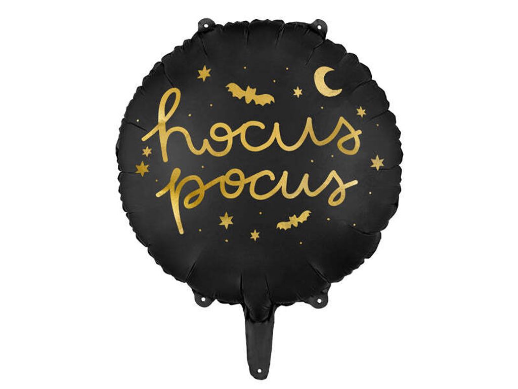 Fóliový balón Hocus Pocus a motív netopiera 35cm čierny / Obrázok produktu 