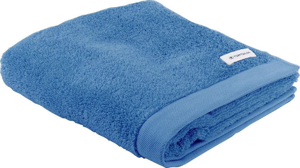 TOM TAILOR Handtuch - Color Bath Towel, Frottier, Baumwolle Blau 50x100cm