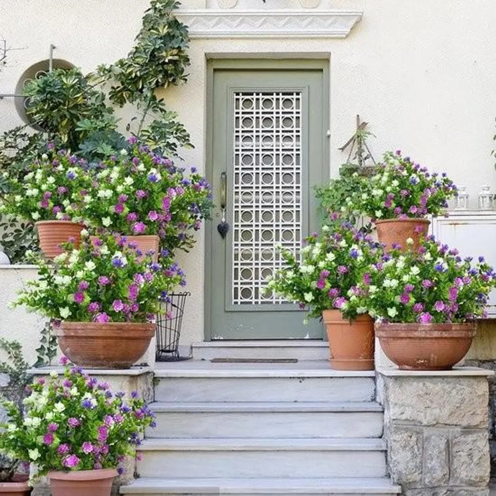 Plantes Artificielles de Balcon comme des Vraies pour Jardinière Extérieure