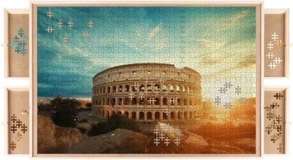 Malatec 21650 Triediaca podložka na puzzle so 4 zásuvkami Obrázok produktu 