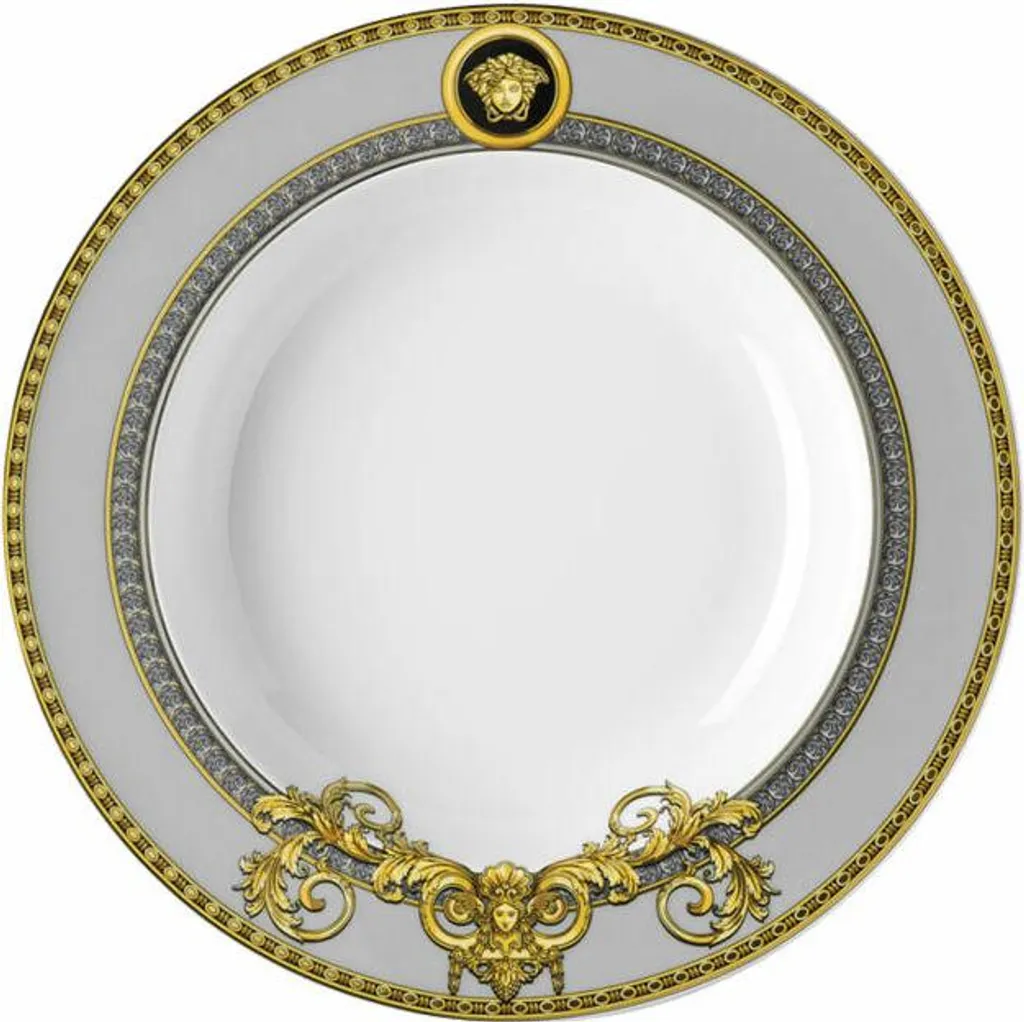 Assiette plate Versace par Rosenthal en porcelaine fine, modèle 22 cm