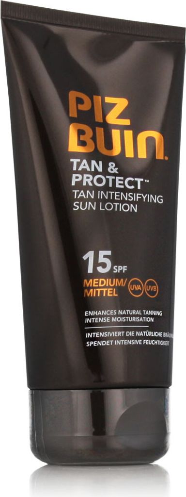 Zonnebrandcrème Tan & Protect Piz Buin, SPF 15 (150 ml) Productafbeelding 