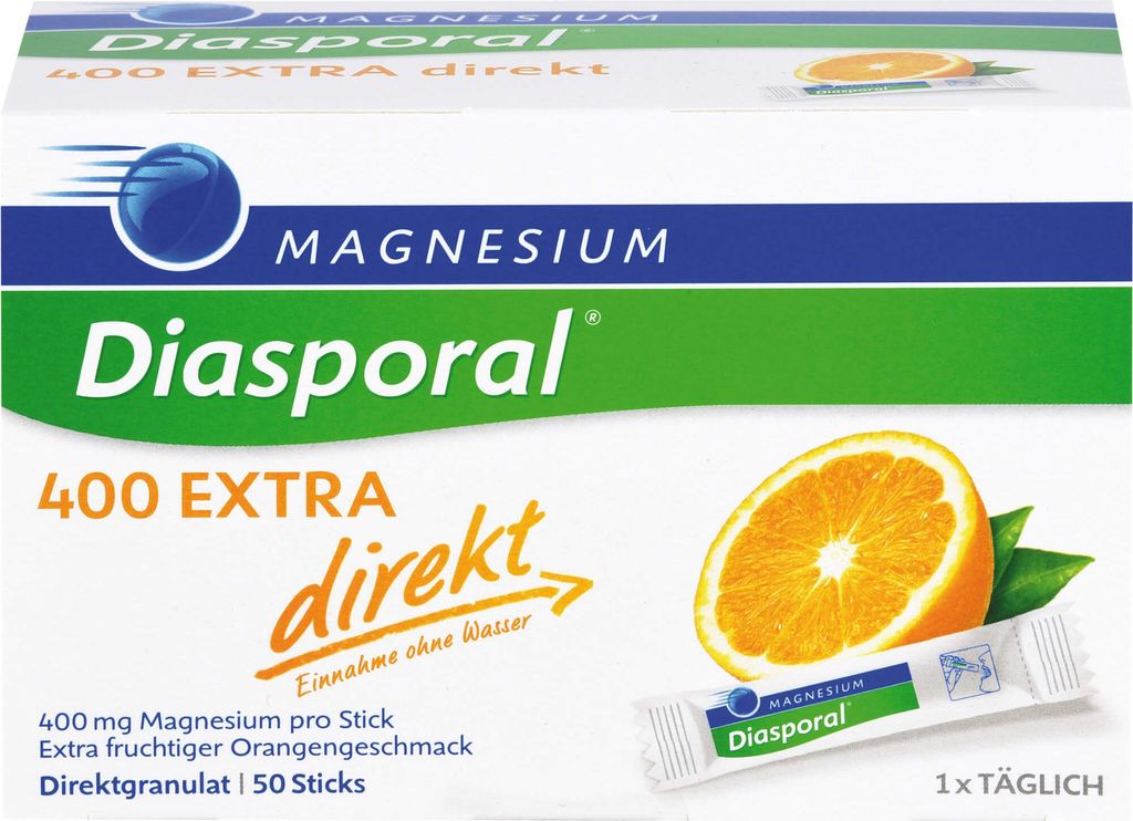 Magnesium-Diasporal 400 extra direkt Direktgranulat Sticks, Produktbild 
