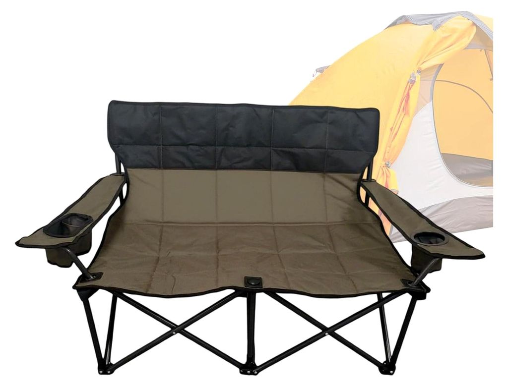 Campingstühle für Erwachsene | Klappsofa für den Außenbereich – atmungsaktiver Komfort, tragbar für Garten, Balkon, Pool und Außenbereich