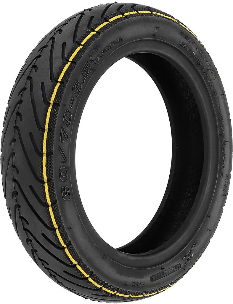 Avizar, Pannensicherer Tubeless 10 Zoll Reifen für Ninebot Segway G30 (1 Stk.), Schwarz