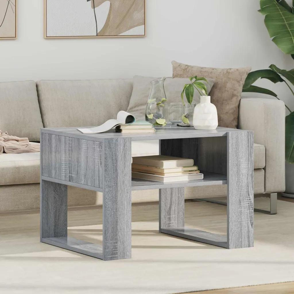 Tavolino da Salotto Grigio Sonoma 66x53x45 cm Maison Exclusive | Offerta