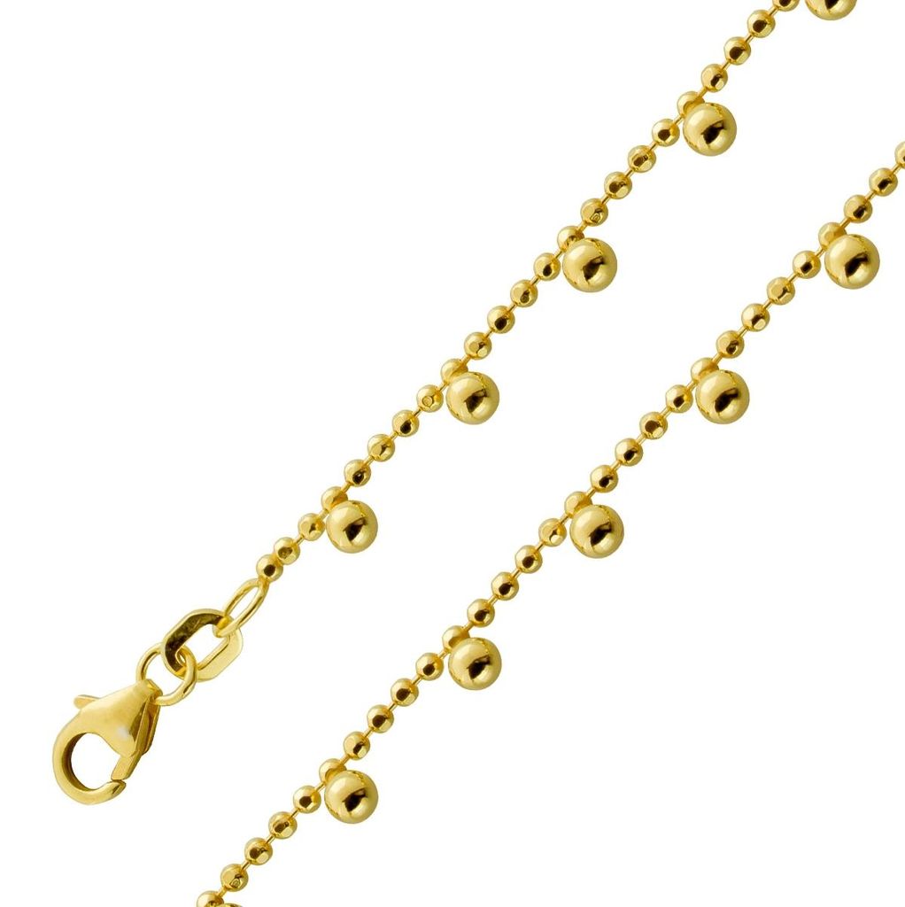 Armband Silber 925 Kugelanhänger 19